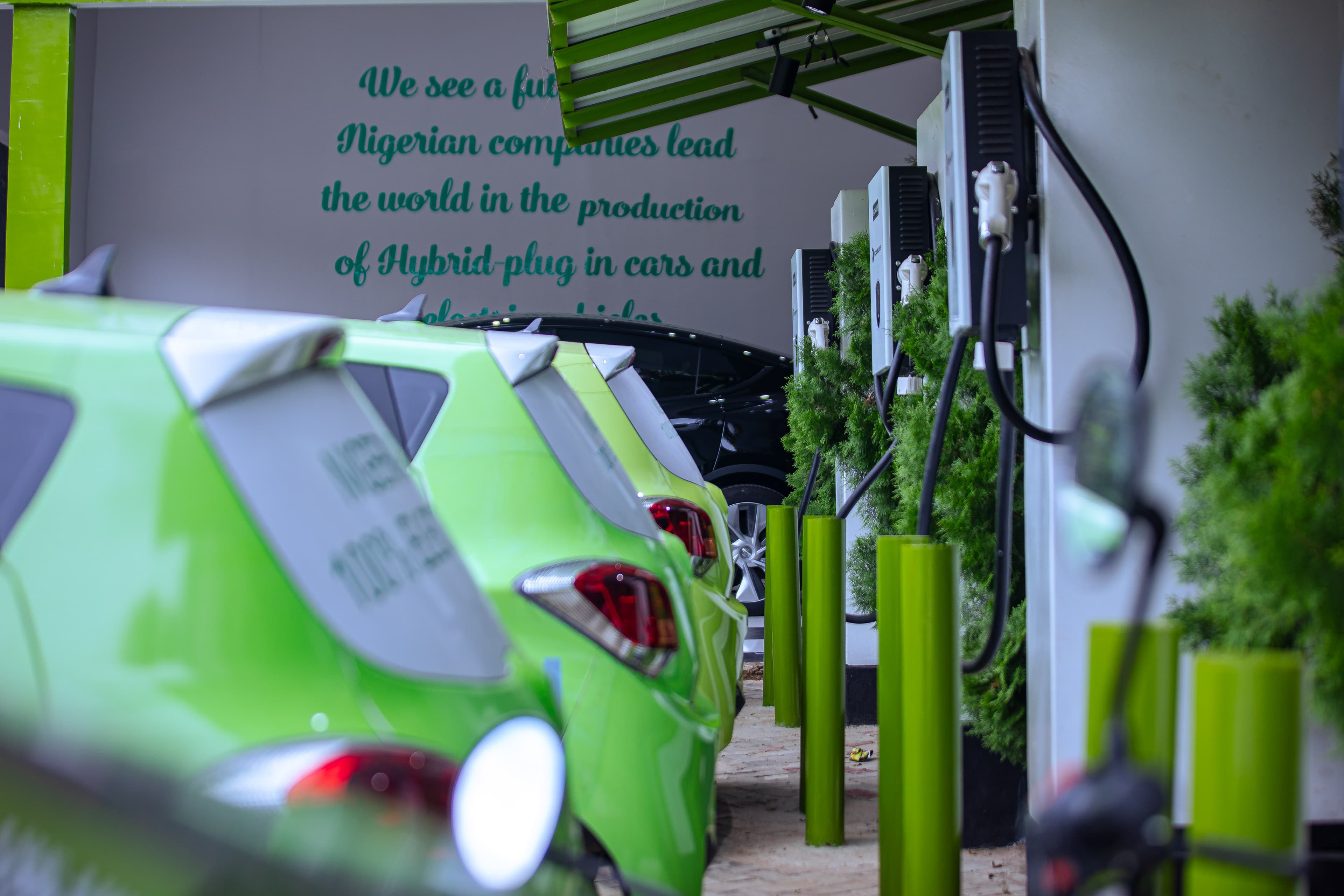 Possible EVS charging depot - multiple electric buses charging simultaneously