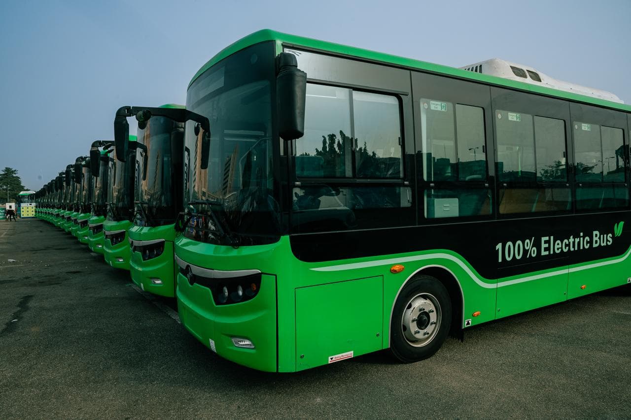 Electric bus fleet