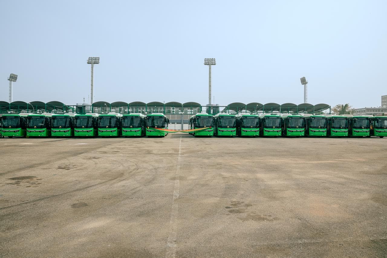Electric bus and clean energy infrastructure
