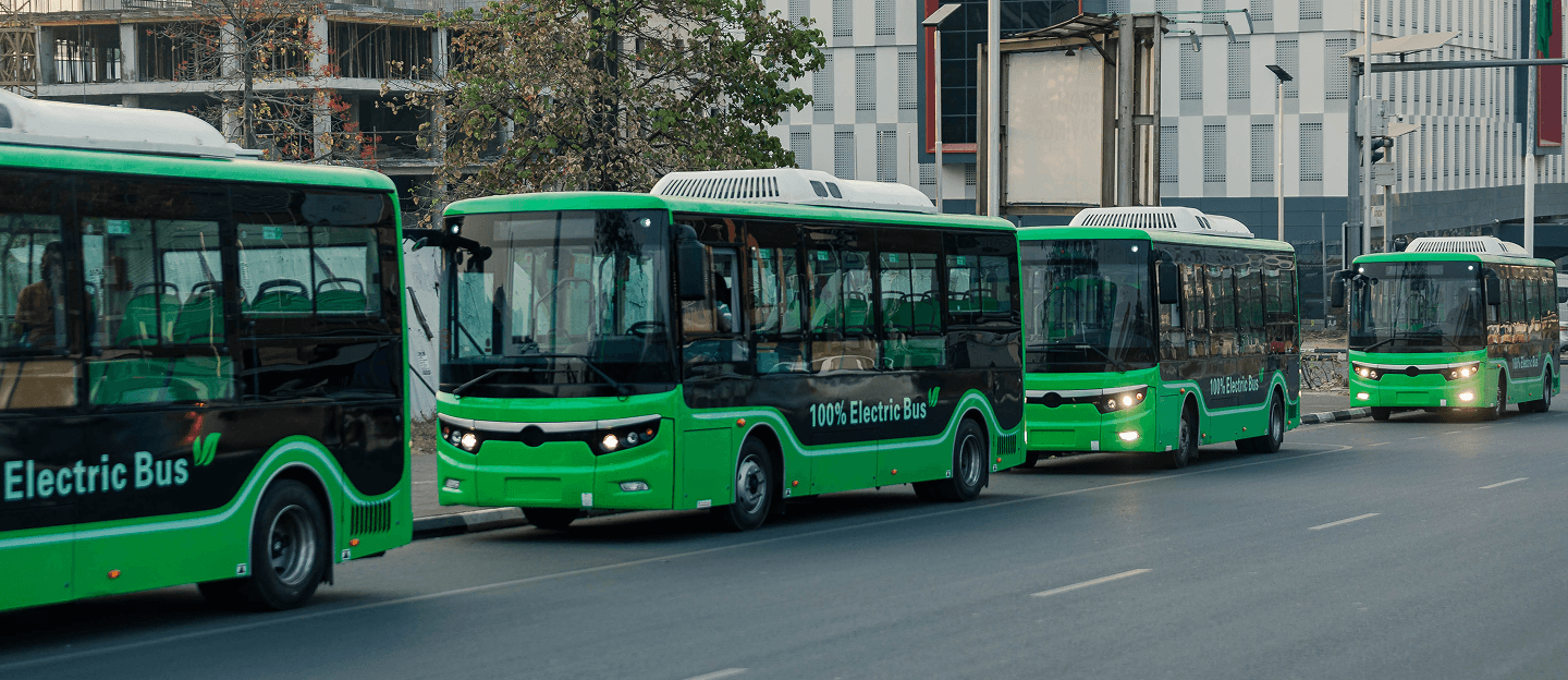 Possible EVS electric bus on the road